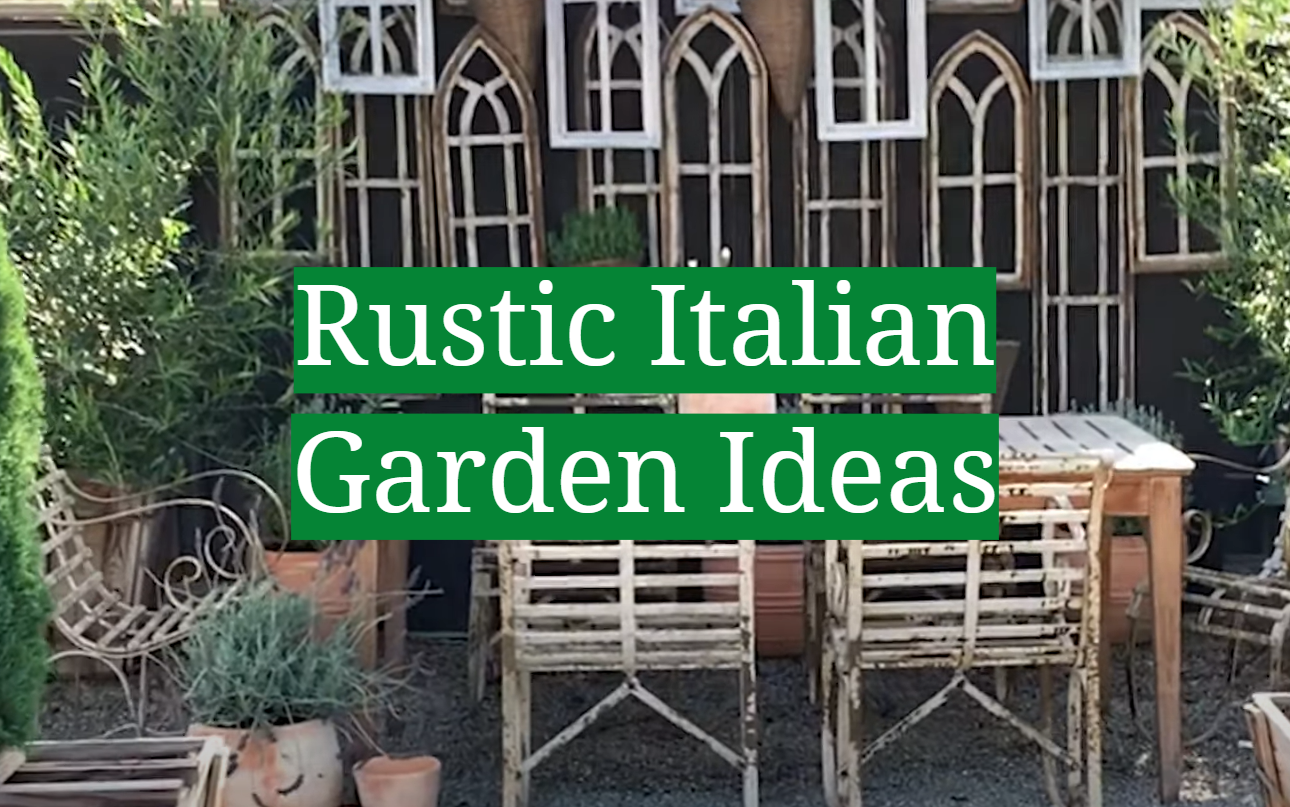 Italian Rustic Flowers Rustic Italian Garden Ideas - GardenProfy