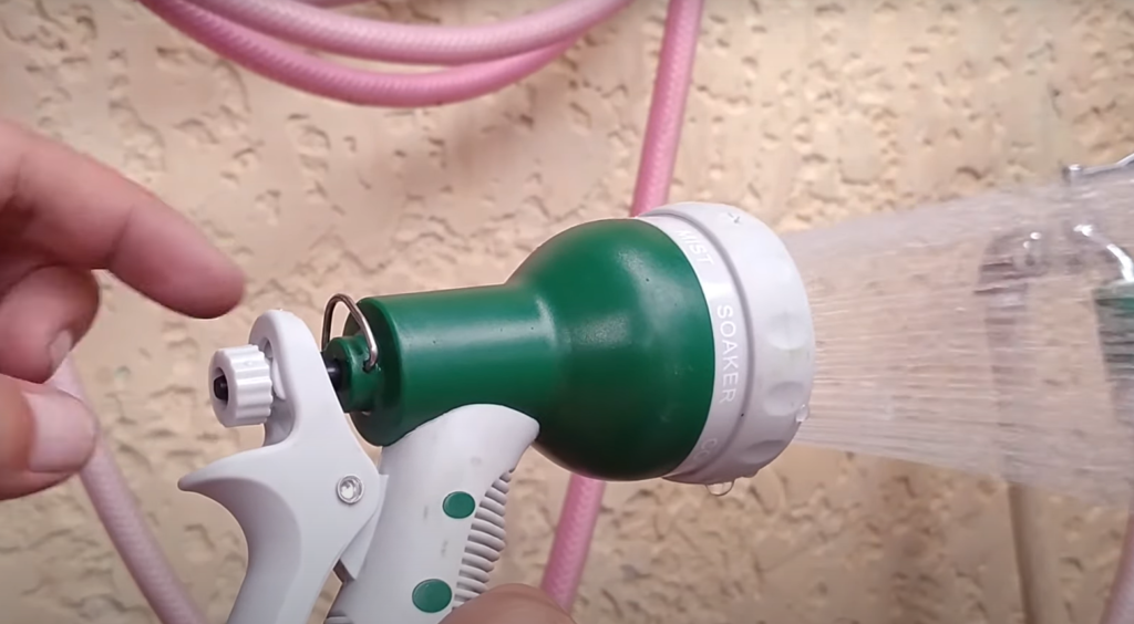 How do I fix a leaky spray nozzle?