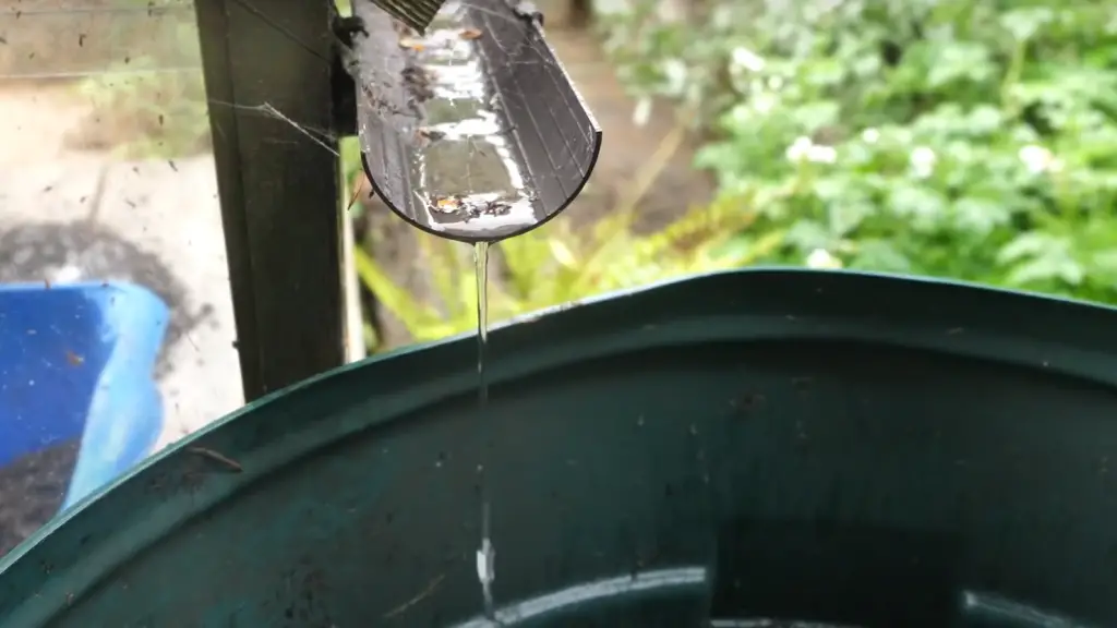 Use a Rainwater Barrel
