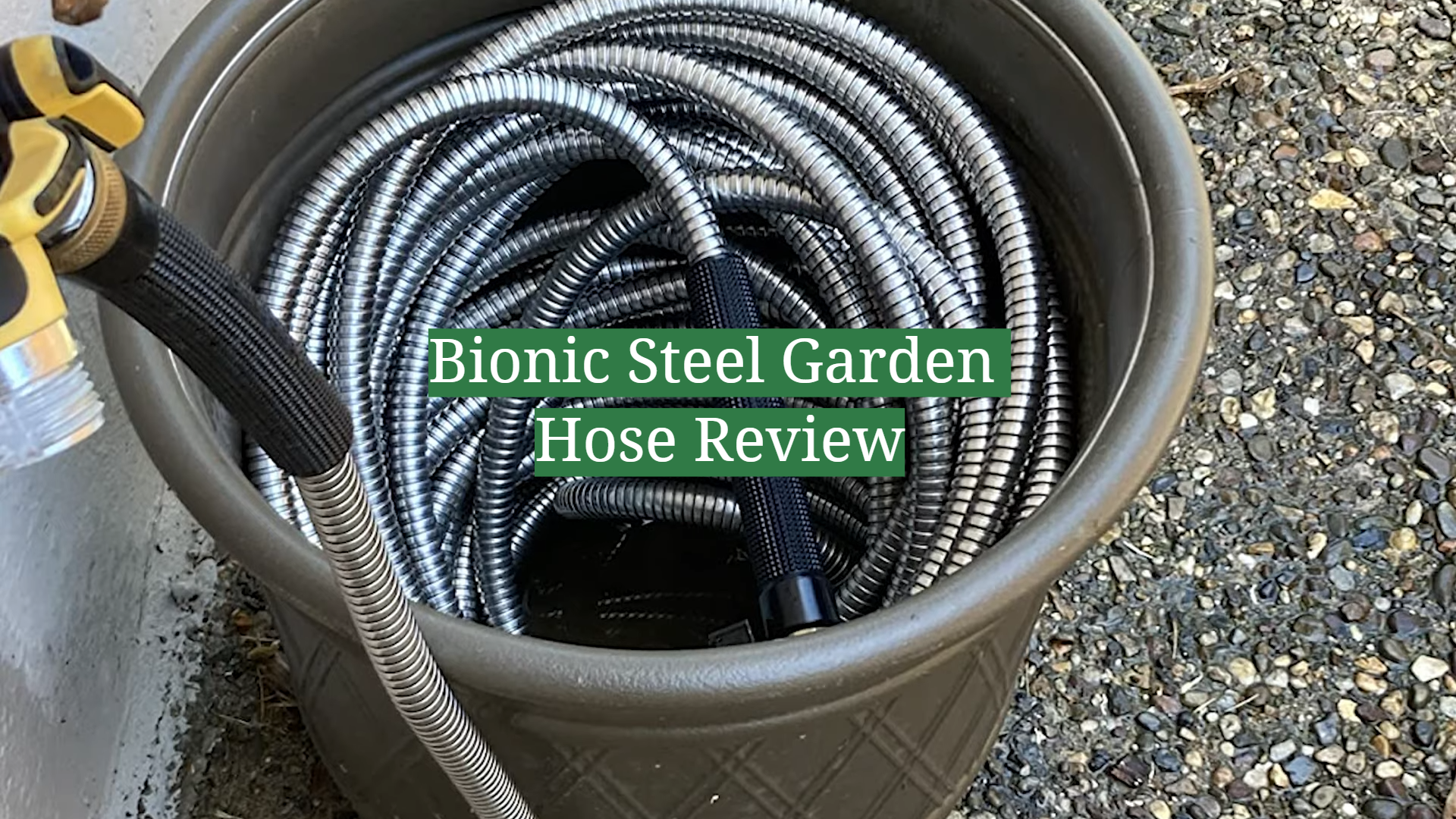 The Bionic steel garden hose is perfect for your garden