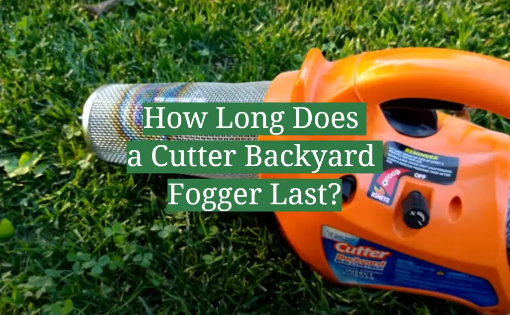 How Long Does a Cutter Backyard Fogger Last? GardenProfy
