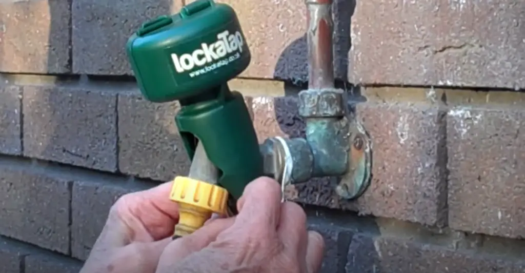 Can you lock an outside water tap?