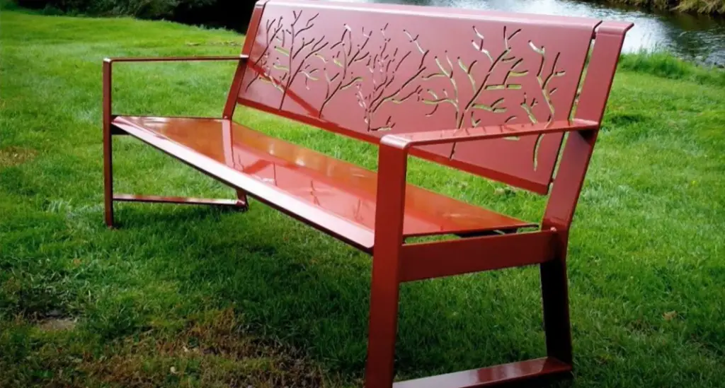 How do you style a garden bench?