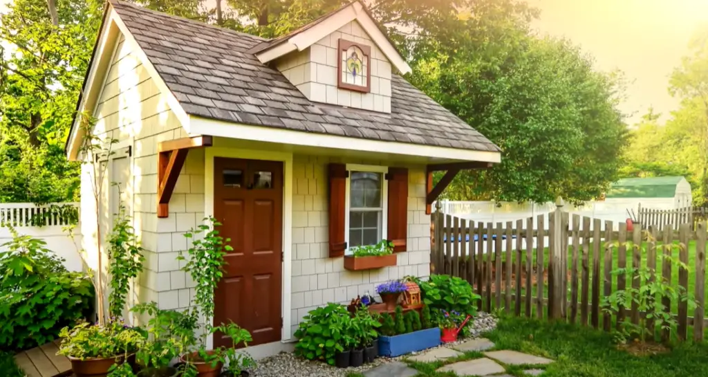 Short Storage Shed