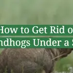 How to Get Rid of Groundhogs Under a Shed?