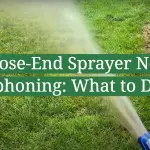 Hose-End Sprayer Not Siphoning: What to Do?