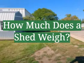 How Much Does a Shed Weigh?