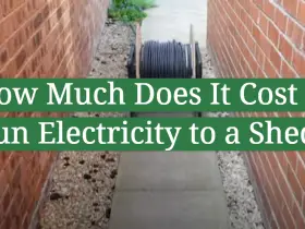 How Much Does It Cost to Run Electricity to a Shed?