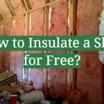 How to Insulate a Shed for Free?