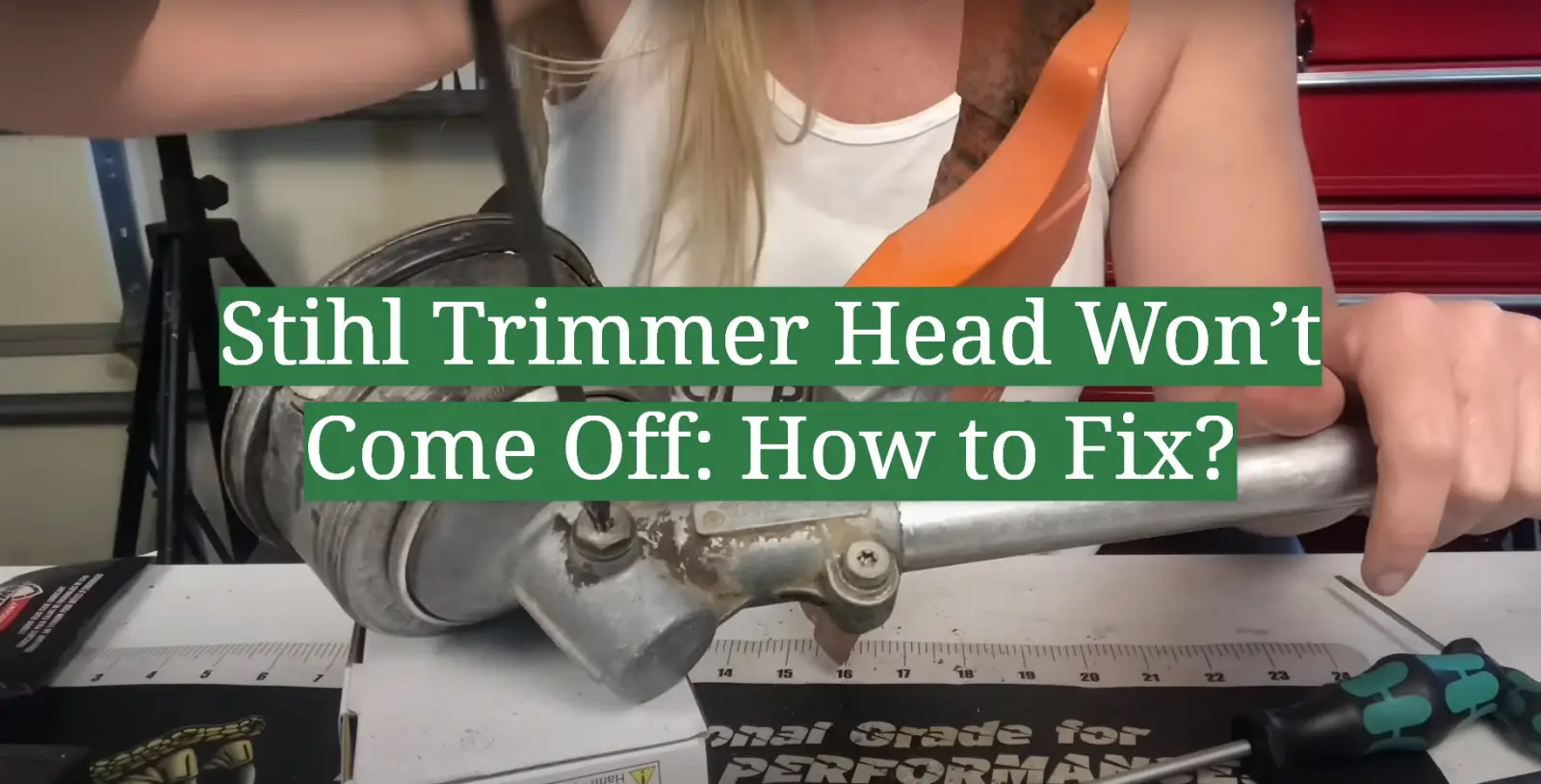 Stihl Trimmer Head Won’t Come Off: How to Fix?