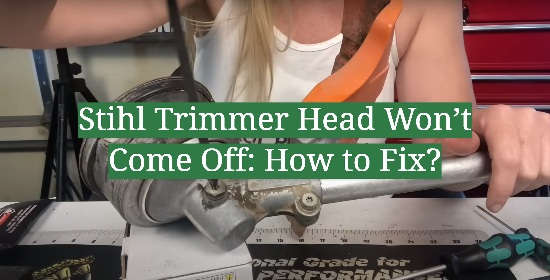 Stihl Trimmer Head Won’t Come Off How to Fix? GardenProfy