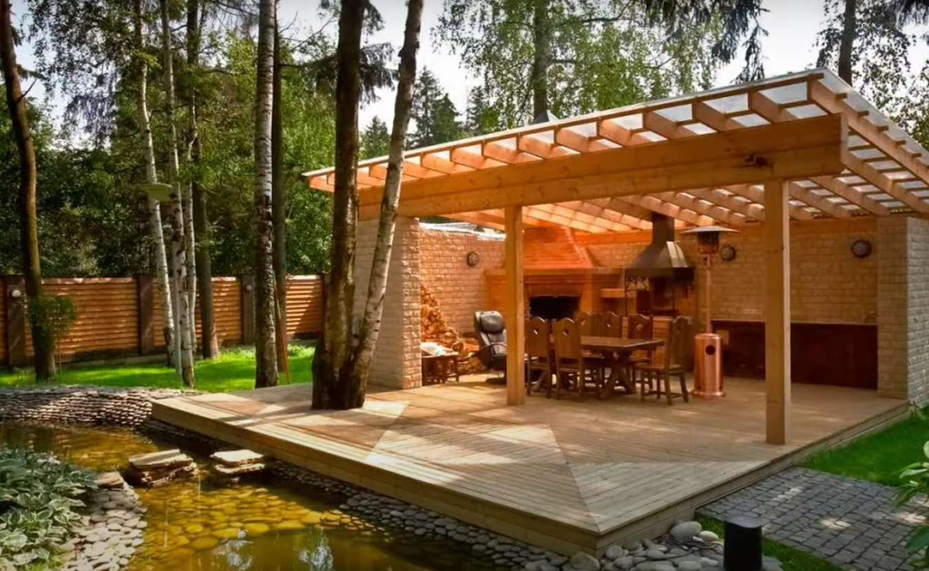 Can You Put a Fire Pit Under a Pergola? GardenProfy