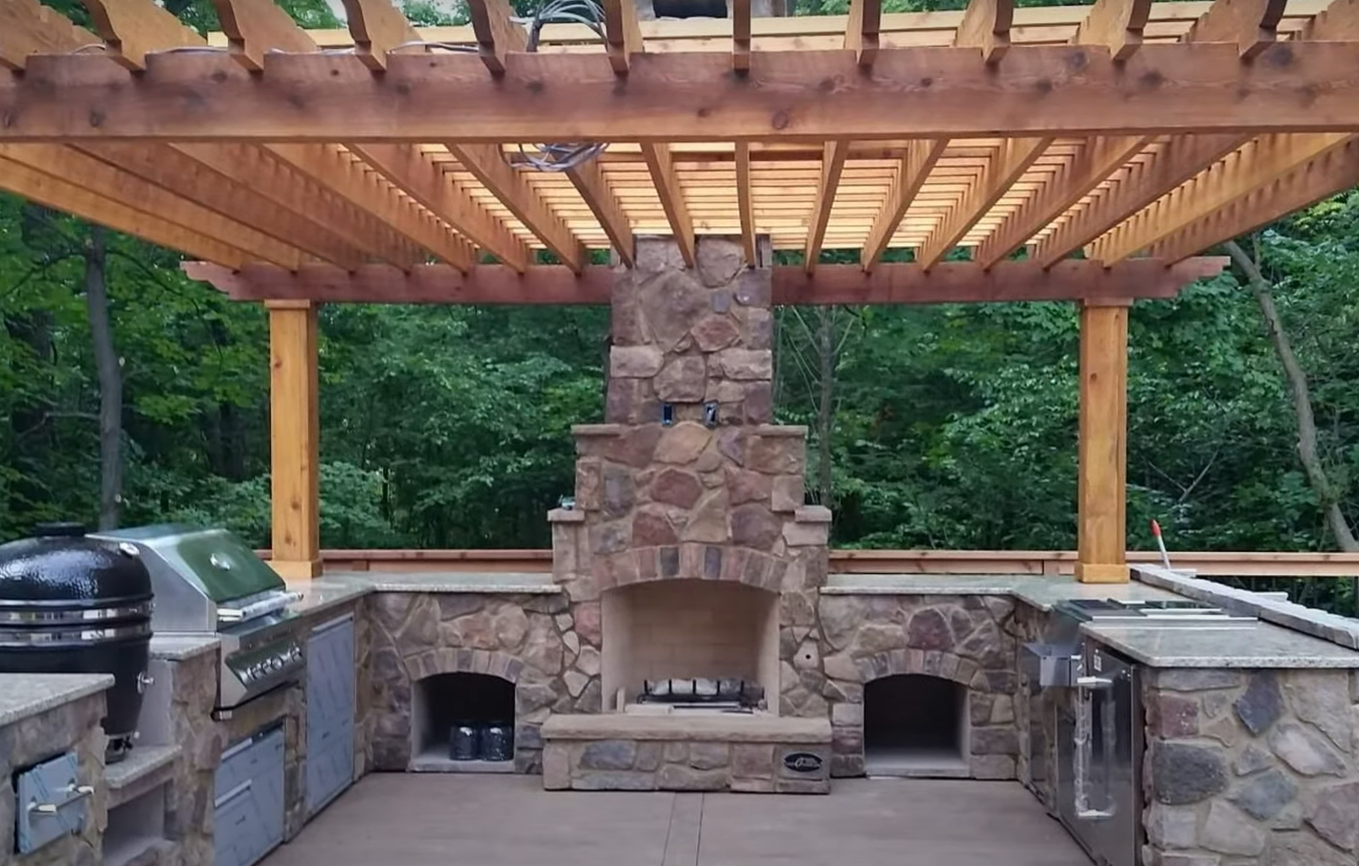 Can You Put a Fire Pit Under a Pergola? GardenProfy