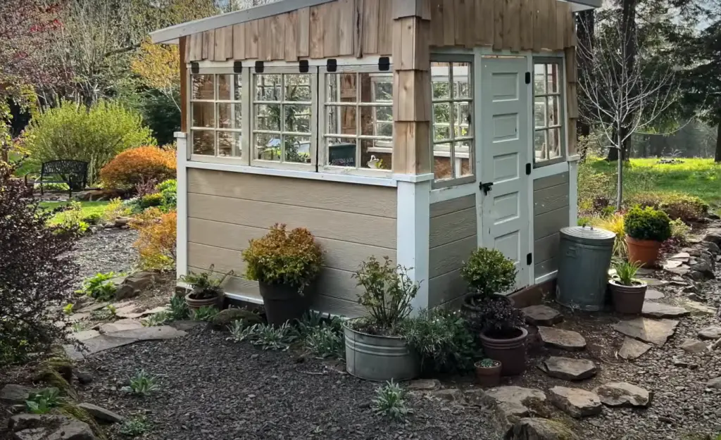 What type of shed is easiest to build?