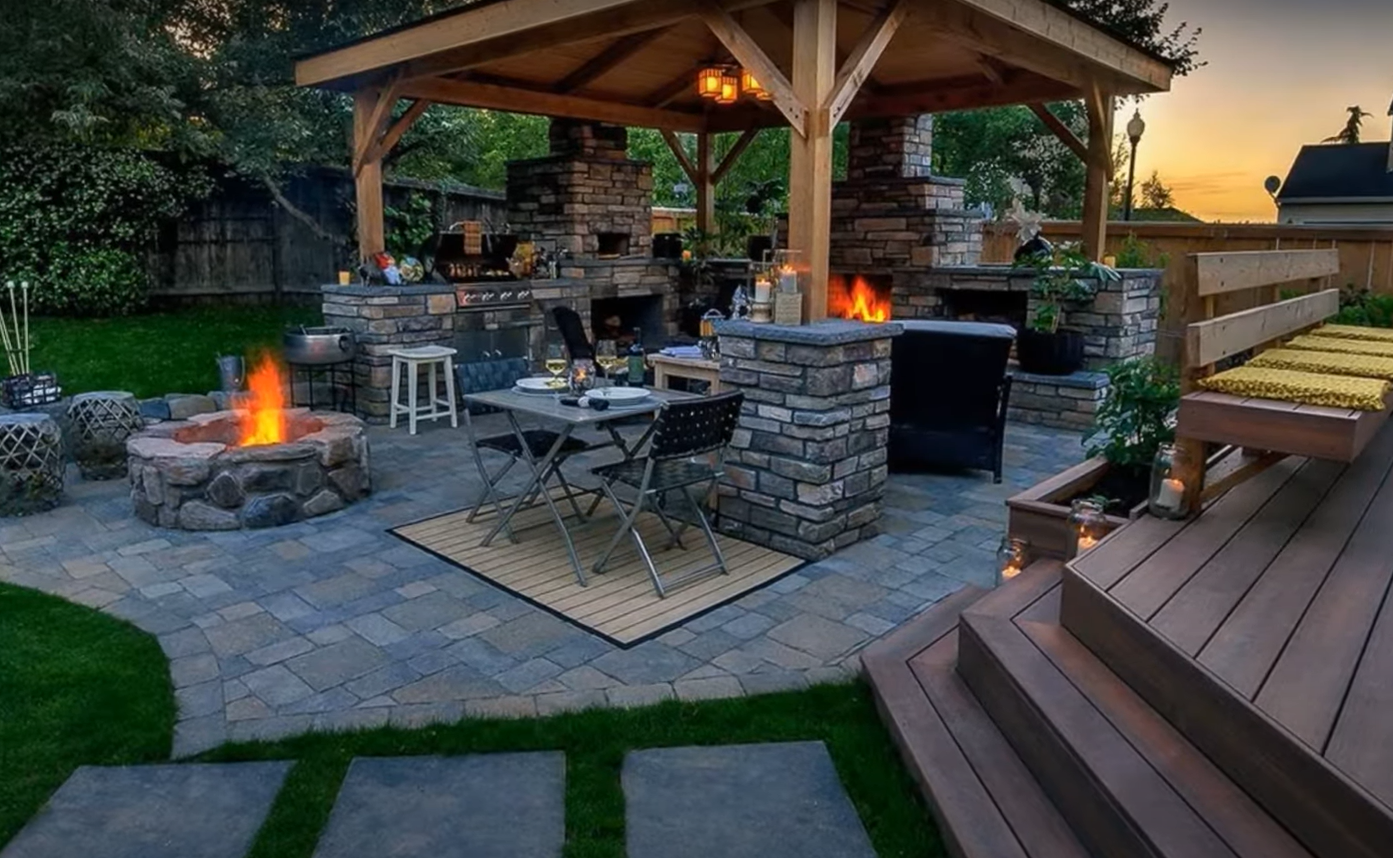 Modern Backyard Pavilion Ideas - GardenProfy